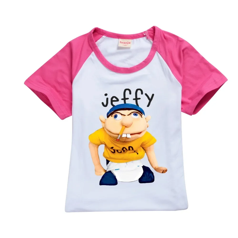 Детская молодежная футболка с рисунком аниме JEFFY детская короткими рукавами