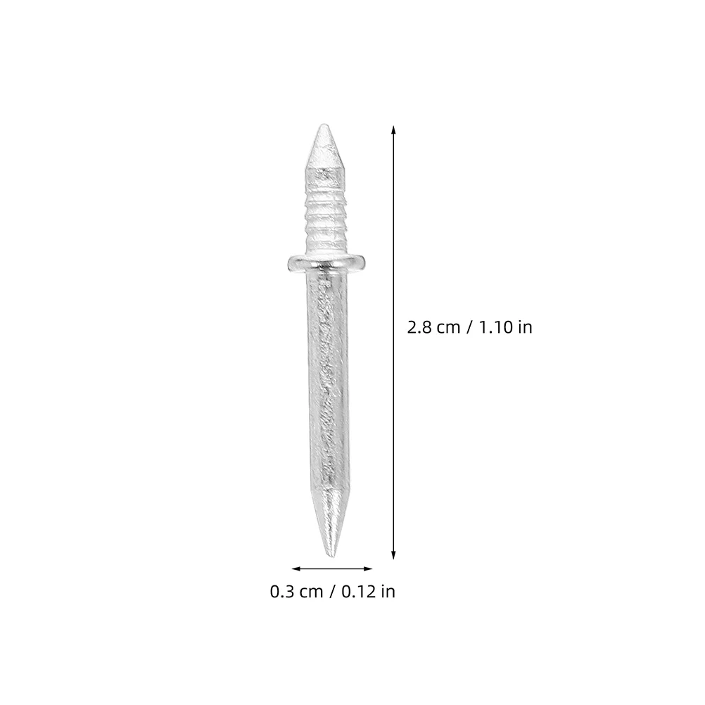 200 шт. двуглавый крепежный гвоздь невидимый поцелуй стильный пресс на ногтях