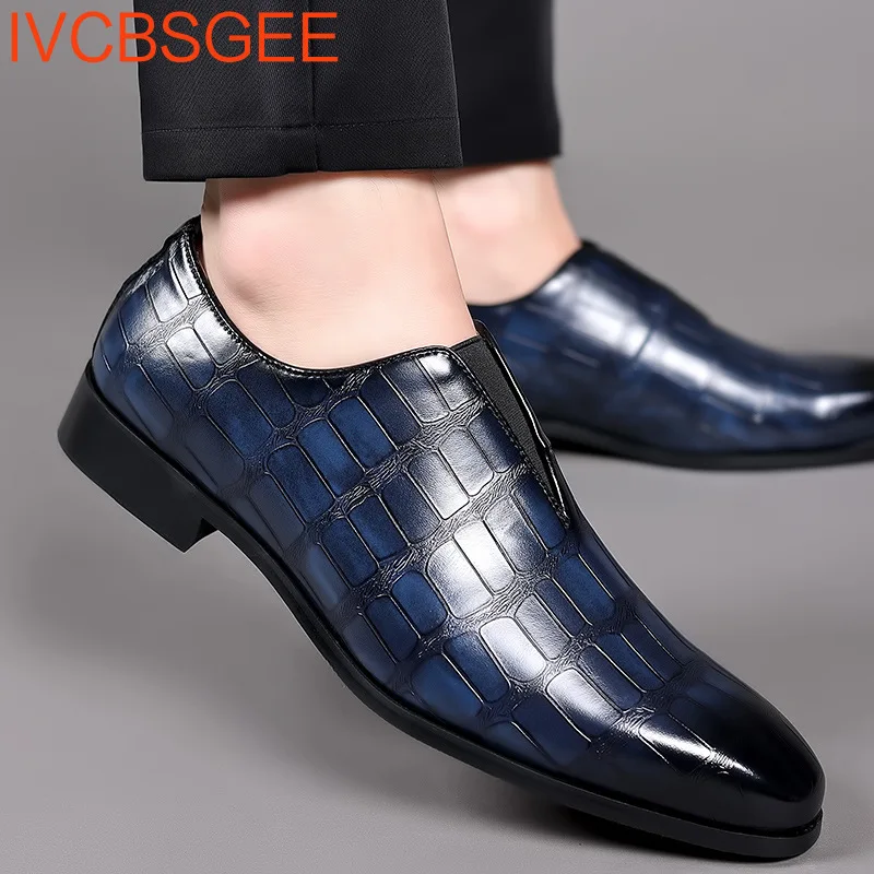 

Новейшие итальянские туфли-оксфорды для мужчин, роскошные свадебные туфли из лакированной кожи с острым носком, классические туфли Derbies 38-48
