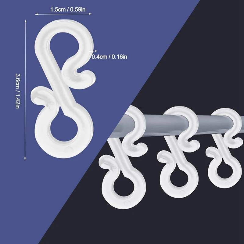 115 шт. уличные мини-крючки для желобов вешалки с S-зажимами на Рождество сосулька