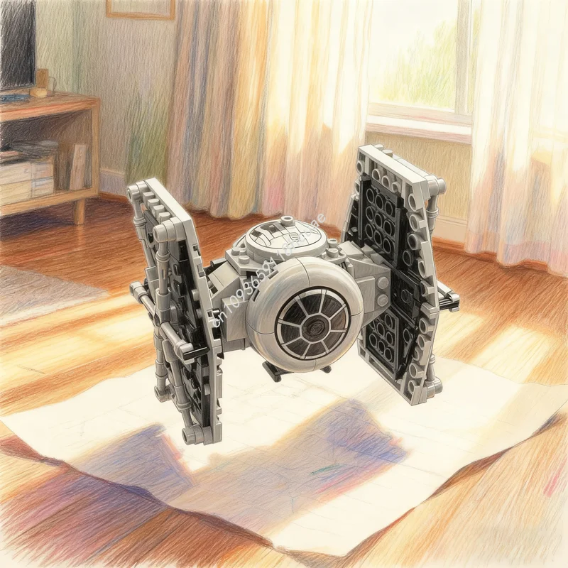 Фото 202 шт. MOC, лучшие подарки, покупка TIE, звездная боевая модель, строительные рождественские подарки, блоки, игрушечное строительство, креативная идея, образование №1