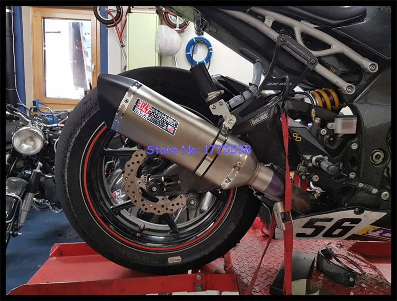 Универсальный глушитель выхлопных газов для мотоцикла дБ-глушитель левый/правый
