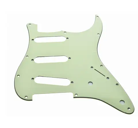 KAISH, 11 отверстий, ST накладка на гитару SSS ST Strat SSS Pickguard с 2 отверстиями для горшков, царапин, подходит для американских/мексиканских брызговиков