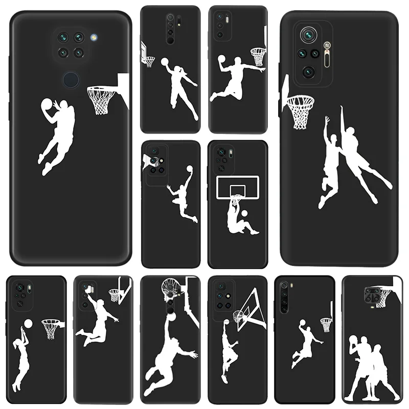 Матовые чехлы для телефонов Redmi 9 9A 9C 9T K40 K60 A3 A2 A1 Plus Note 9s 8T 7 8 Pro A3X баскетбольная