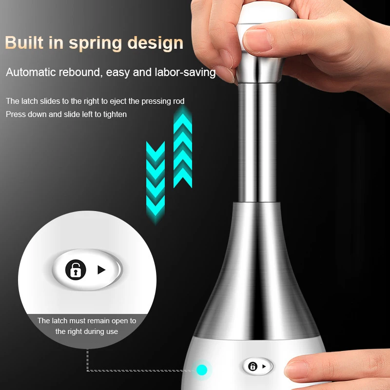

Multifunctional Garlic Extruder Stainless Steel Manual Garlic Chopper Garlic Crusher Garlic Beater Garlic Press