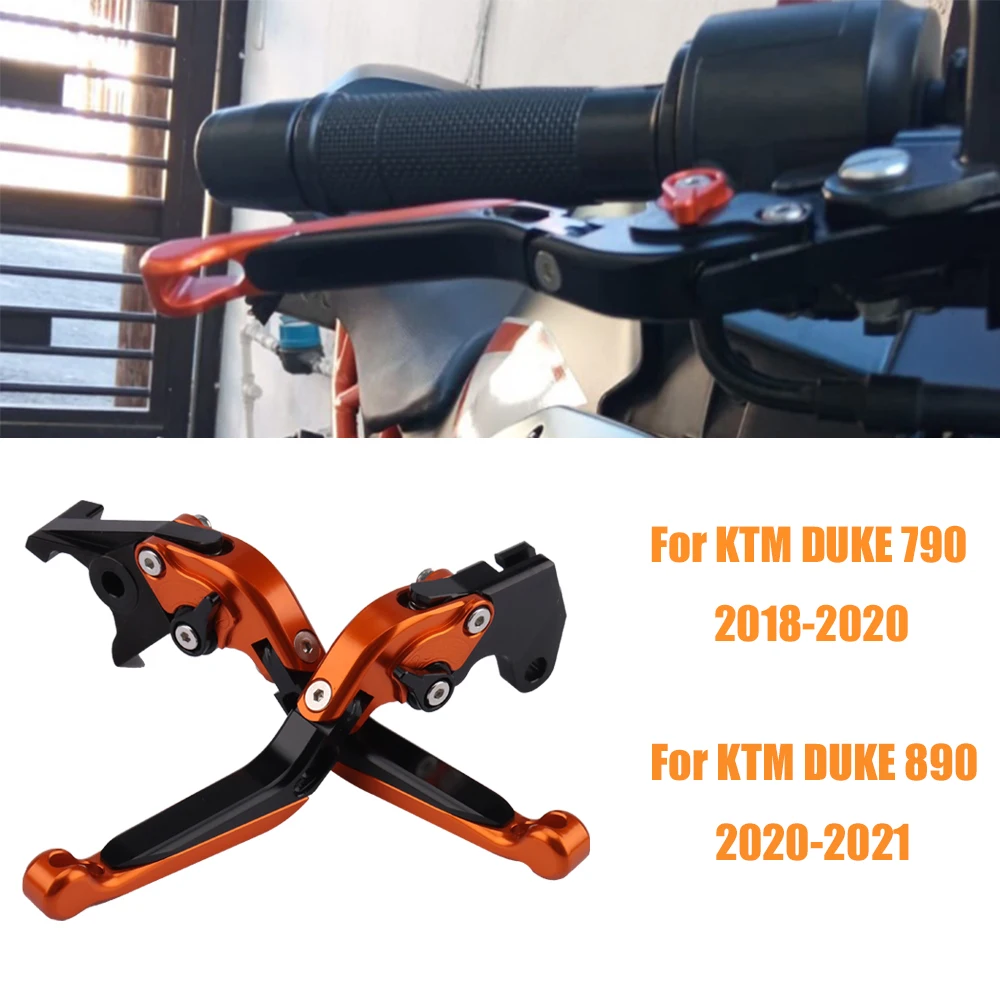 

Adjustable Foldable Extendable Brakes Handle Clutch Lever For KTM DUKE 790 Duke790 2018-2020 DUKE 890 Duke890 2020-2021