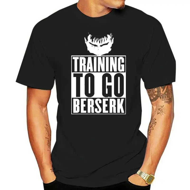 

Футболка Berserk - Traininger To Go Berserk с аниме, хлопковая тенниска с коротким рукавом, модная летняя одежда для отдыха