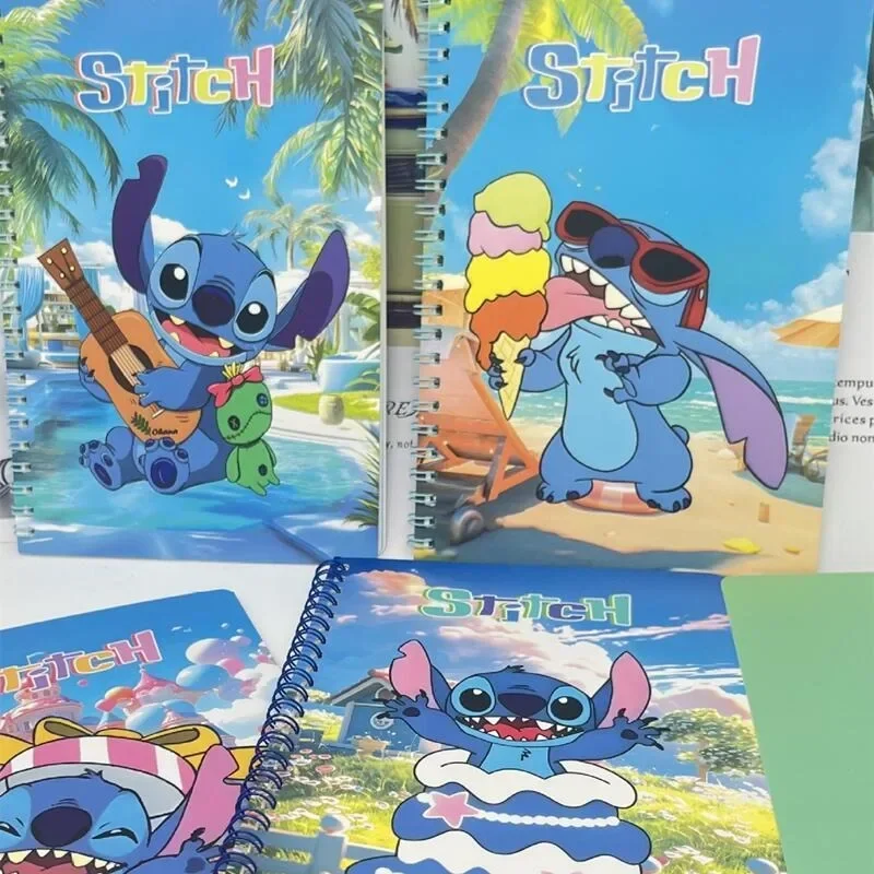 Kawaii Disney Stitch блокнот мультфильм аниме милый студенческий дневник модный