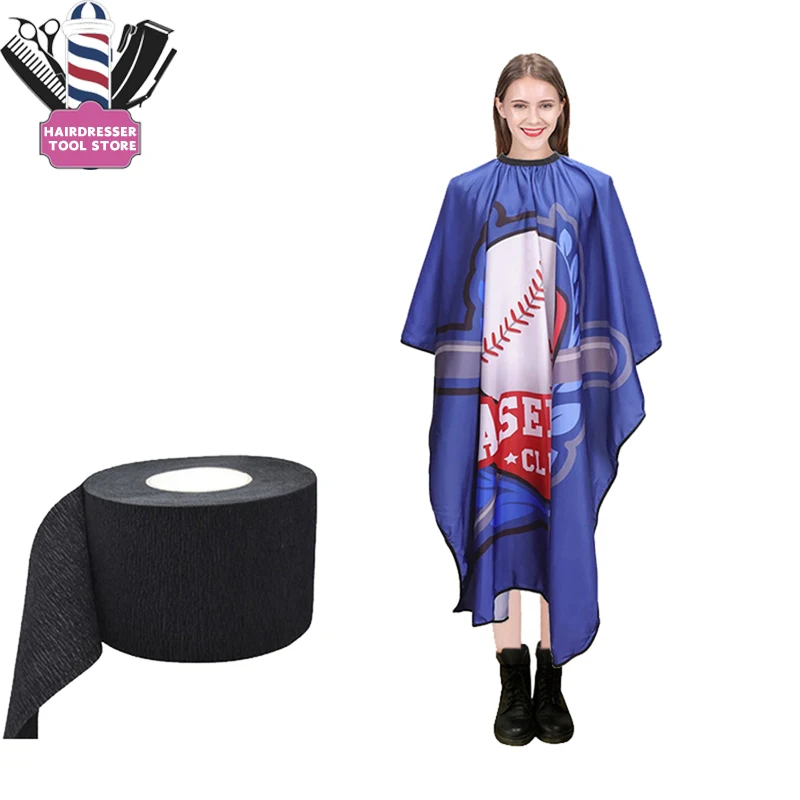 

Barbershop Antistatic Hairdresser Apron Hair Cutting Neck Paper Disposable Muffler Paper Pro Salon Hairdressing Tools Accessory
