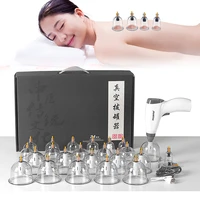 24 jars vacuum massager electric suction cup anti cellulite chinese medicine cupping physiotherapy set guasha for massage body