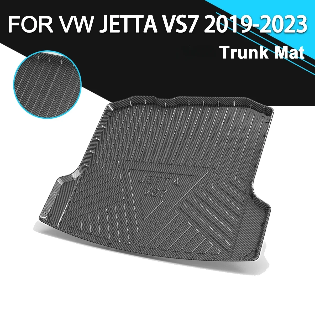 Коврик для багажника автомобиля водонепроницаемый Нескользящий Резиновый