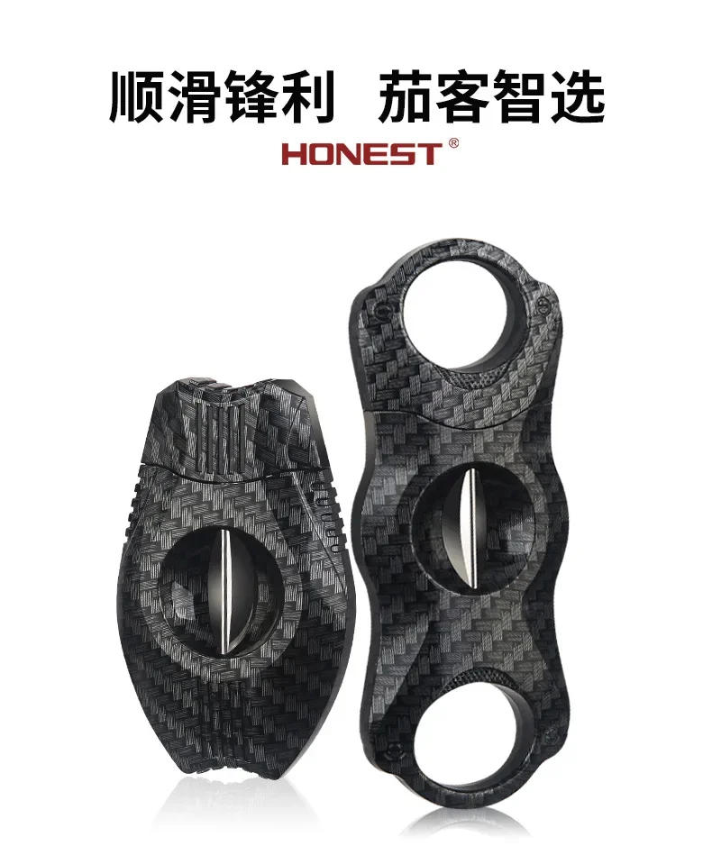 Портативные ножницы и для сигар с двойными краями вышитые стальные кубинские