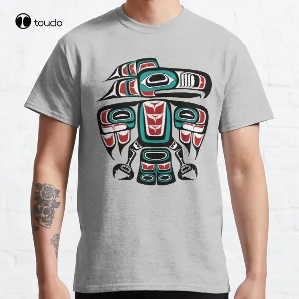 

Haida Tlingit Native Raven Totem Classic T-Shirt Tee Shirt