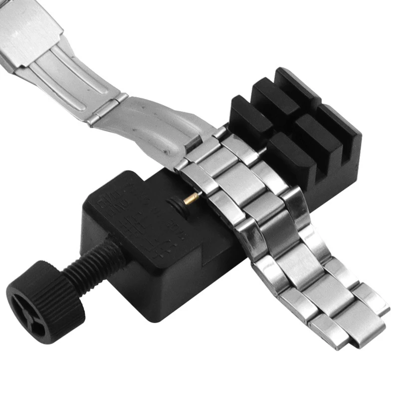 

Watch Band Link Adjust Slit Strap Bracelet Chain Pin Remover Adjuster Repair Tool Kit for Men/Women Adjustable Size