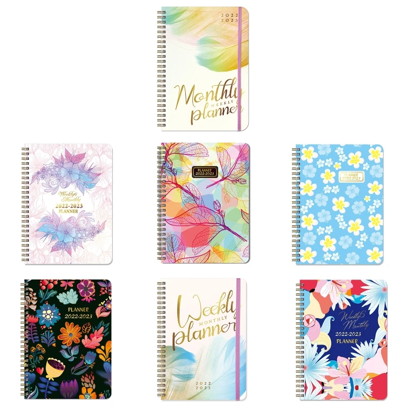 

2022 New 2022 Business Planner Spiral Journal Notepad Academic Planner Weeekly To-do-list