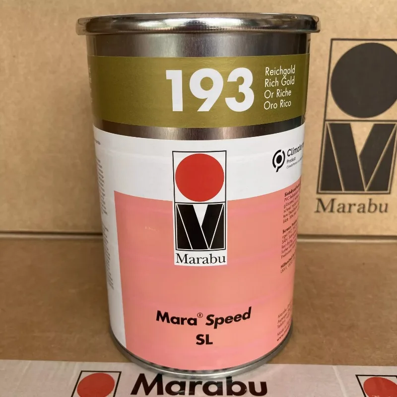 Оригинальные немецкие чернила Marabu Malebold SL191 серебро SL193 золотые пластиковые