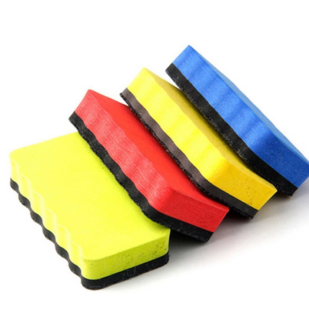 

Whiteboard Erasers Space Saving Compact Size Multicolored Design Chalk Brush Practical Cleaning Brushes School Supplies Type 1