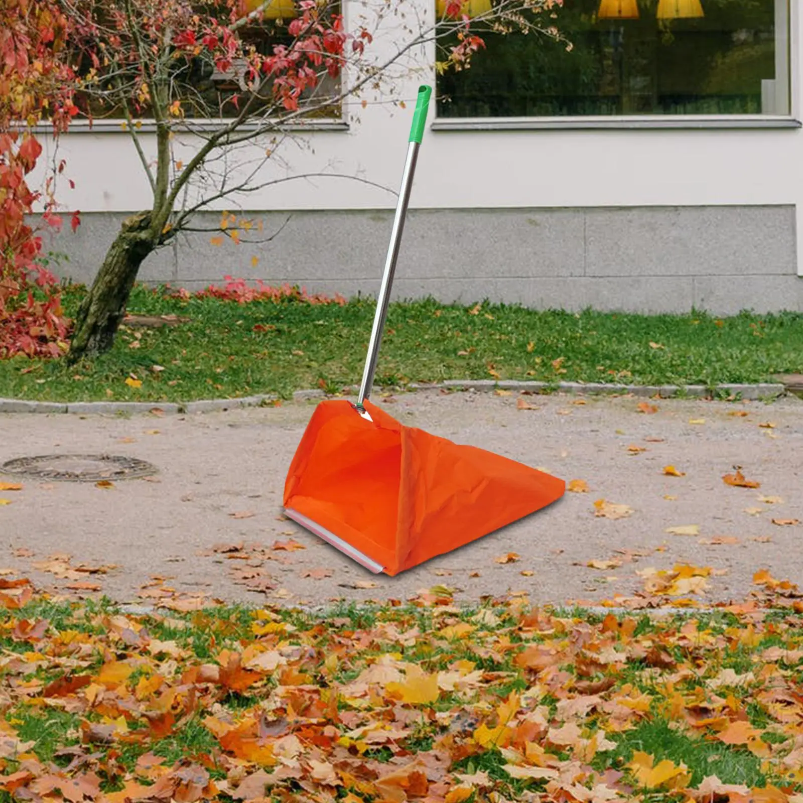 

Long Handle Dust Pan for Yard Garden Outdoor Rust Resistant Accessories
