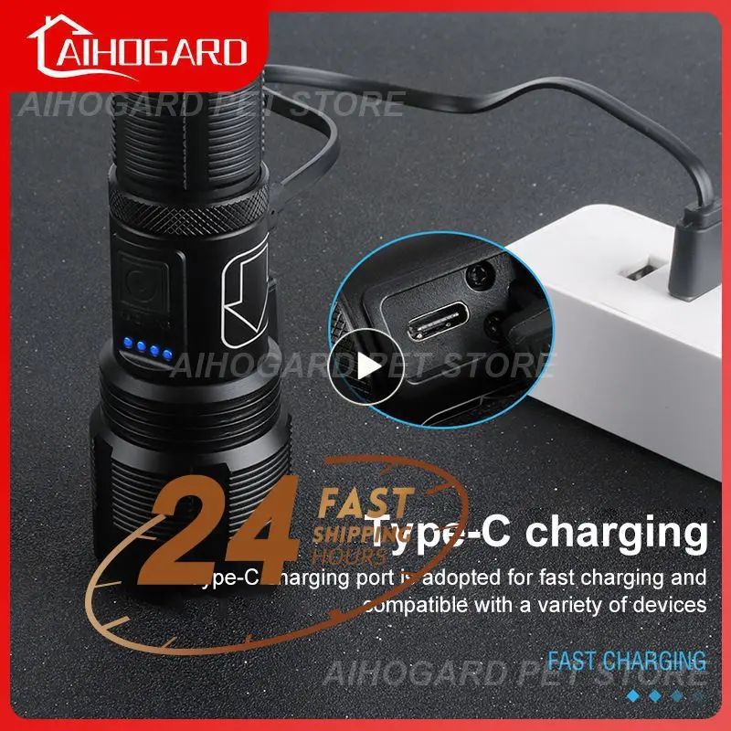 

Lampe LED Tactique Ultra Puissante, Étanche, Rechargeable Par USB, Lanterne De Camping Ultra Lumineuse, XHP50 Emergency Bike