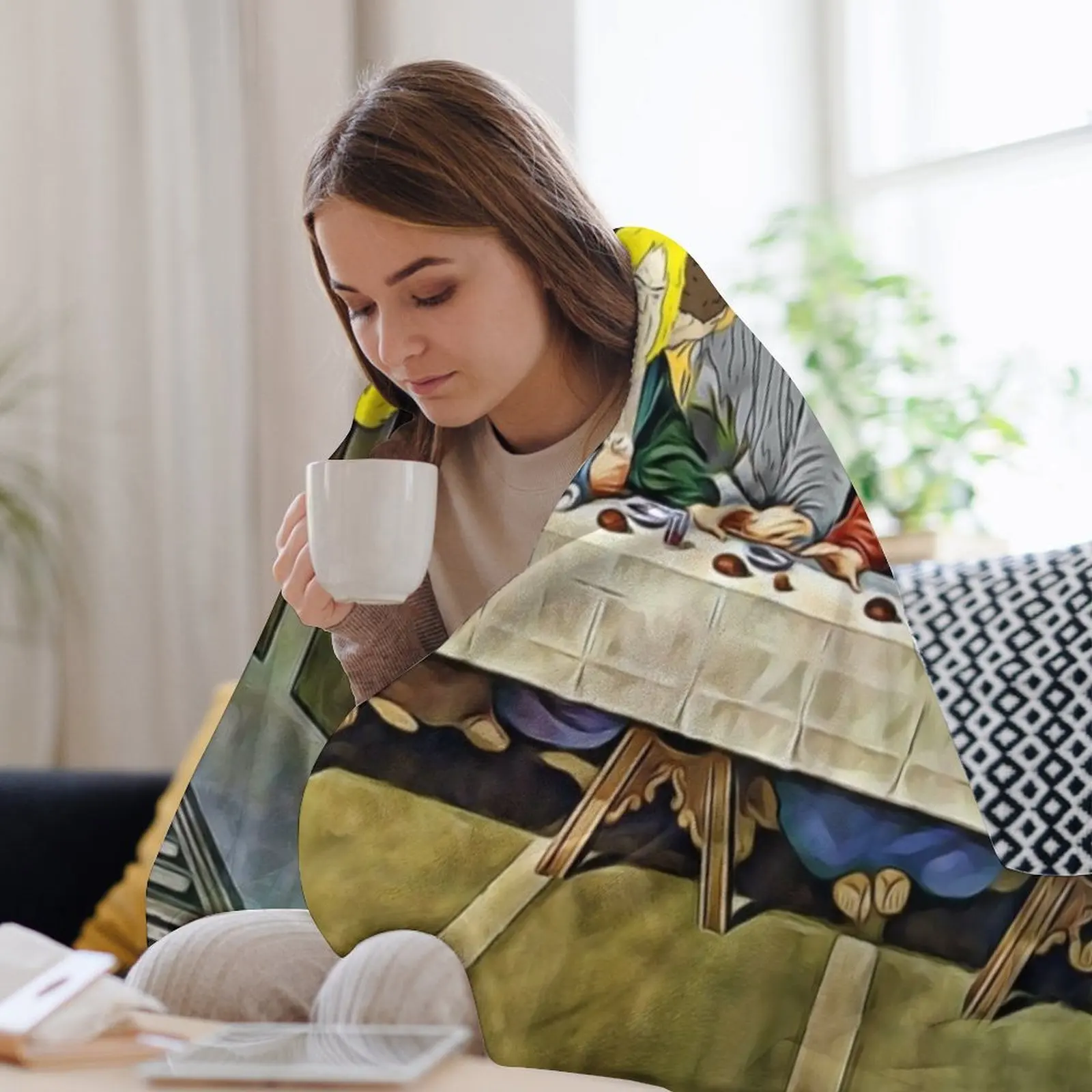 Последняя вечеря Browntown 2 Майк Нолан Биг Леза пледы диванное одеяло клетчатые