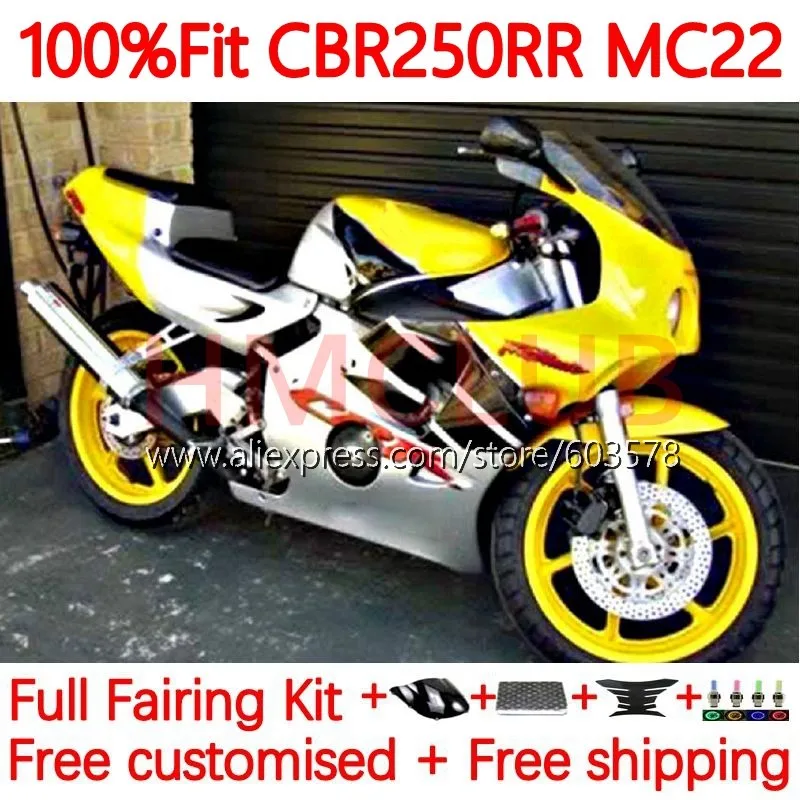 

Injection For HONDA CBR250RR CBR 250 250RR MC22 CBR250 RR 90 91 92 93 94 1995 1996 1997 1998 1999 Fairing 128No.38 yellow stock