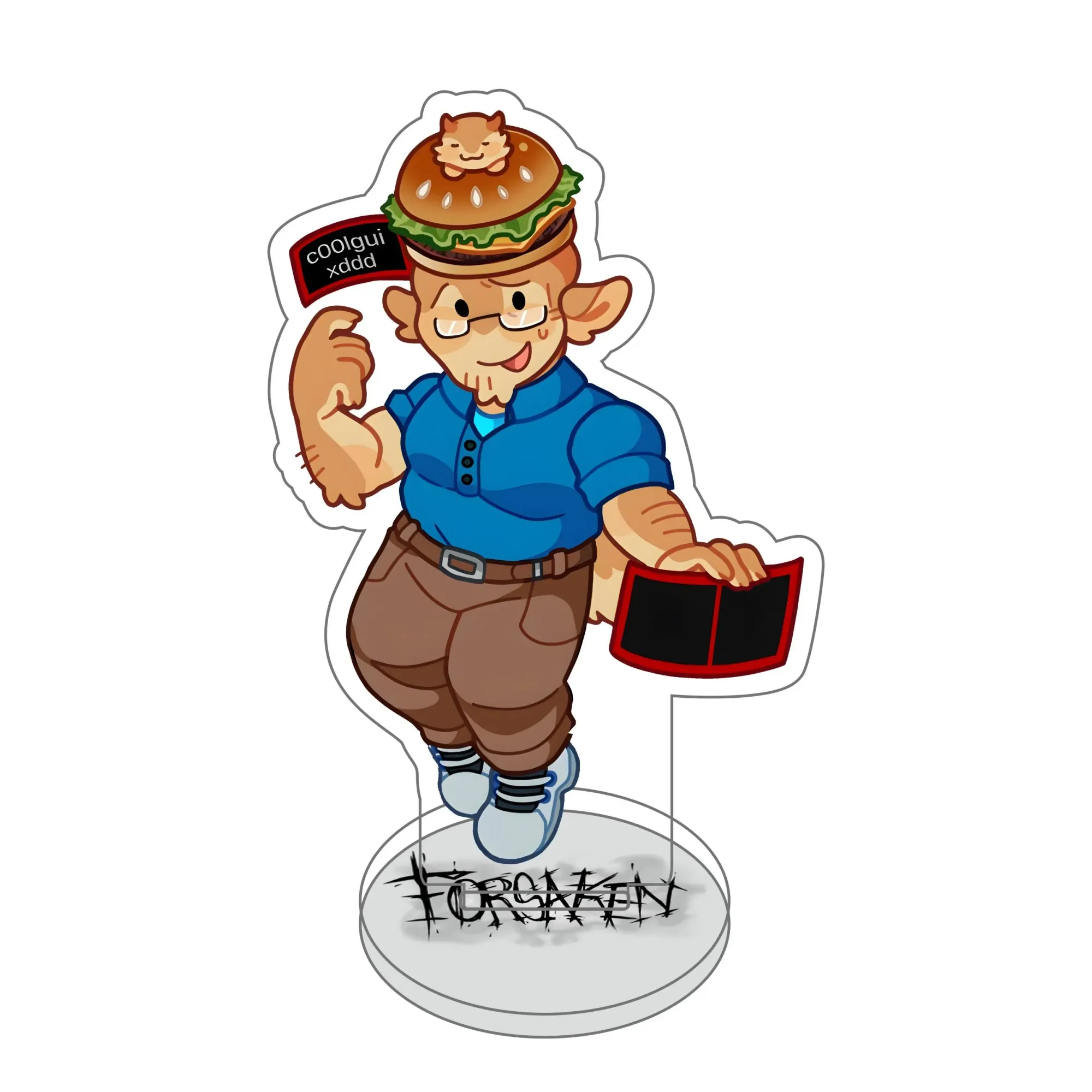 Фото Акриловые подставки Forsaken, горячая игра для гостей 1337, Noob Shedletsky John Doe c00lkidd Elliot Chibi, маленькие настольные украшения, игровой подарок №3