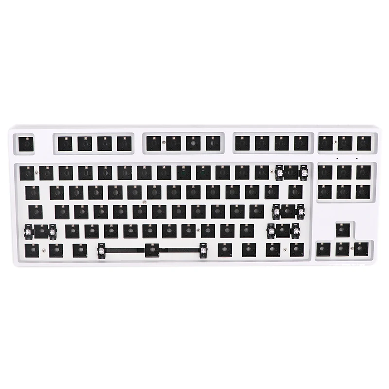 

GK87 Mechanical Keybooard Kit 87% Bluetooth RGB Light Programmable How Swap GK87S Keyboard Compatible