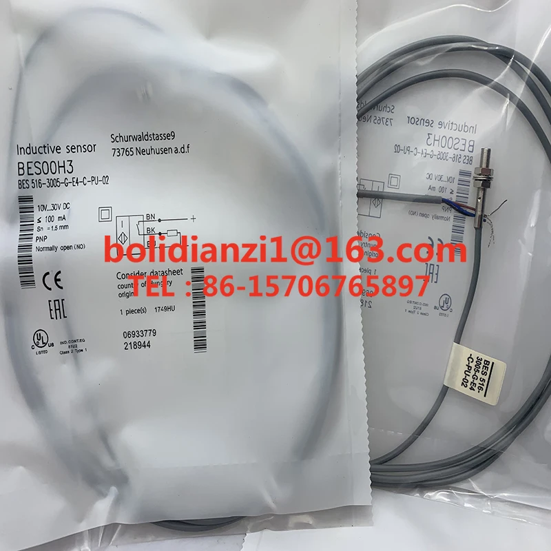 Оригинальный датчик BES00J6 BES 516-3007-G-E4-C-PU-02 В наличии