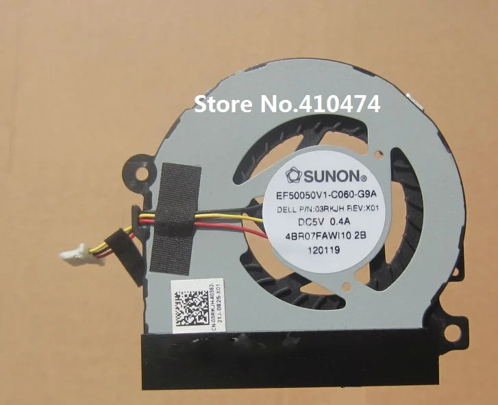 

New Laptop CPU Cooling Fan For Dell Insprion 13Z 5323 Cooling Fan DFS440605FV0T FB9H EF50050V1-C060-G9A 03RKJH 4BR07FAWI10
