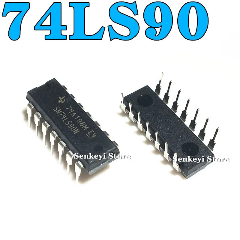 

New original 74LS90 HD74LS90P SN74LS90N counter chip in-line DIP14