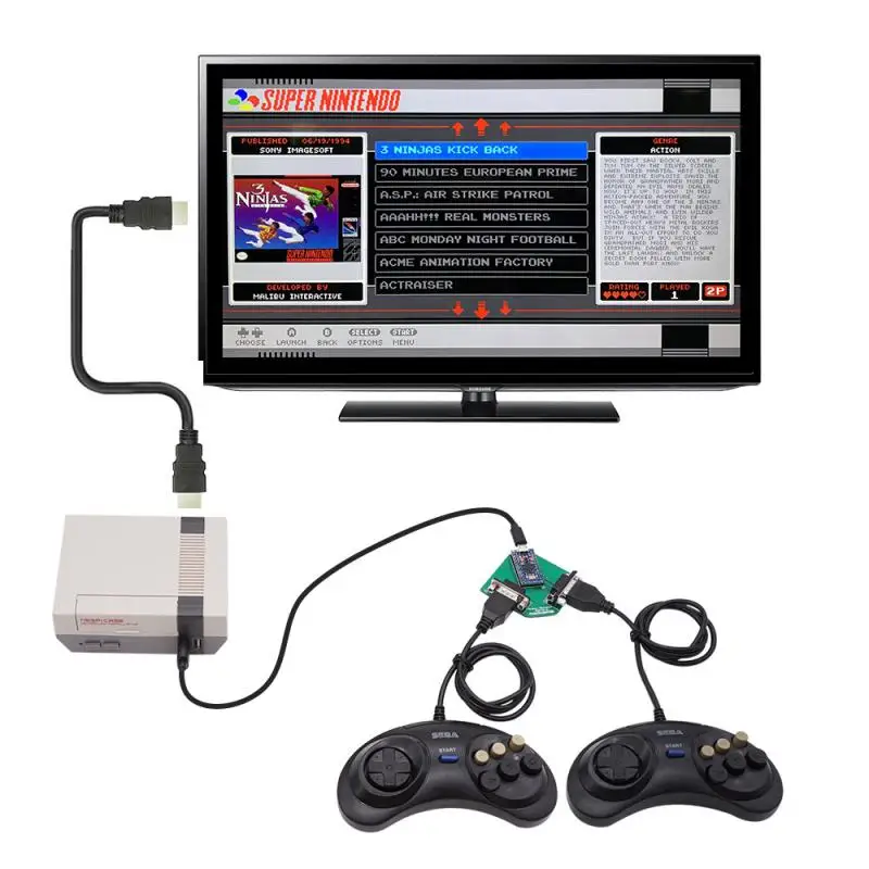 

Устройство для Sega Saturn, многофункциональное, портативное, совместимое, минимальное входное, адаптер задержек, игровой телефон