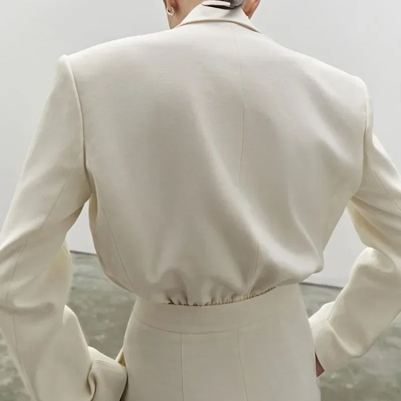 2024 женские костюмы весенний пригородный короткий пиджак повседневные брюки