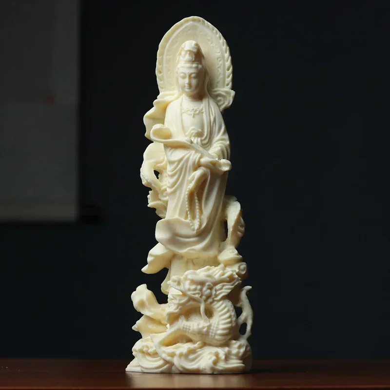 Статуя Ruyi Yulong Guanyin женская статуя из смолы скульптура для дома офиса фэн-шуй