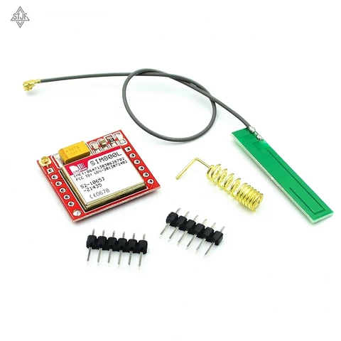 STJF Новый SIM800L GPRS GSM модуль с антенной печатной платы SIM-плата четырехдиапазонный для Arduino