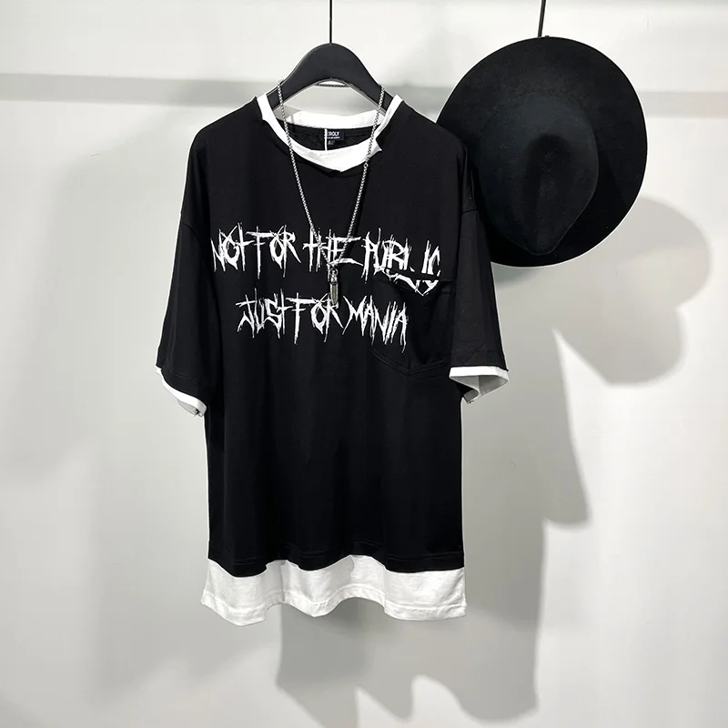 

Men Owen Seak Men's Clothing Hip Hop ops ees Summer High Street Women Solid Streetwear T Shirt