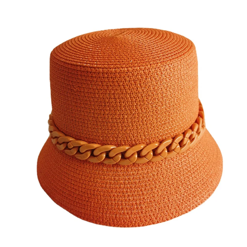 

2022 new women's straight barrel Korean version casual all-match sun hat 2790