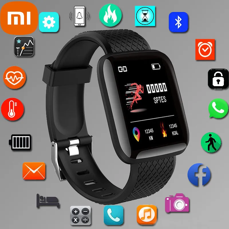 

Xiaomi Smart Watch Blood Pressure Waterproof Smarth Watch Women Heart Rate Monitor Fitness Tracker Watch Sport For Android IOS