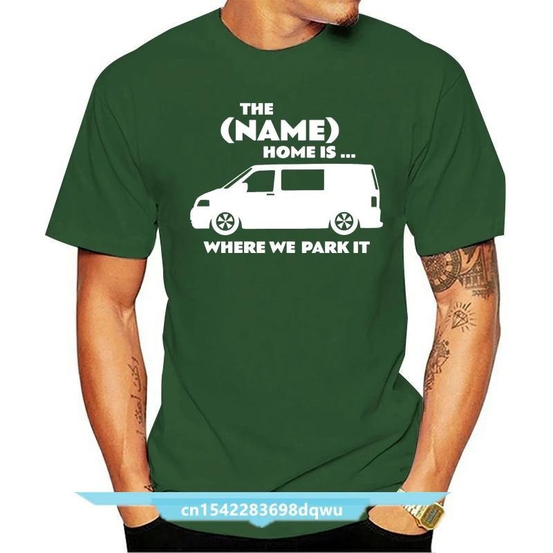 

Home Park It Personalised Camping TShirt Campervan T Shirt