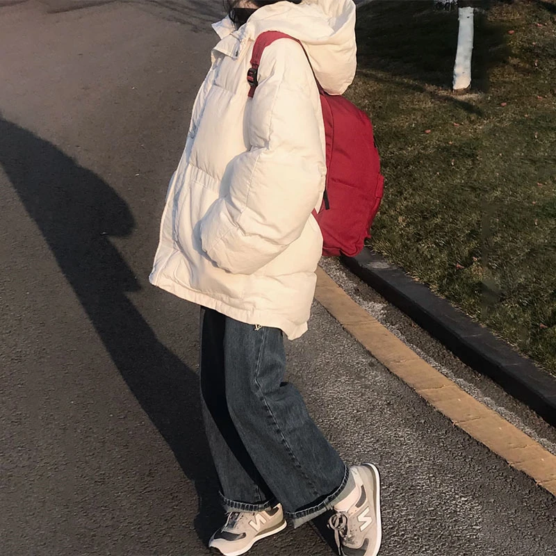 Winter Cotton Padded Clothes For Small Women, Korean Version, Loose, Japanese Style, Gentle, Sweet, Lovely, Thick Cotton Padded