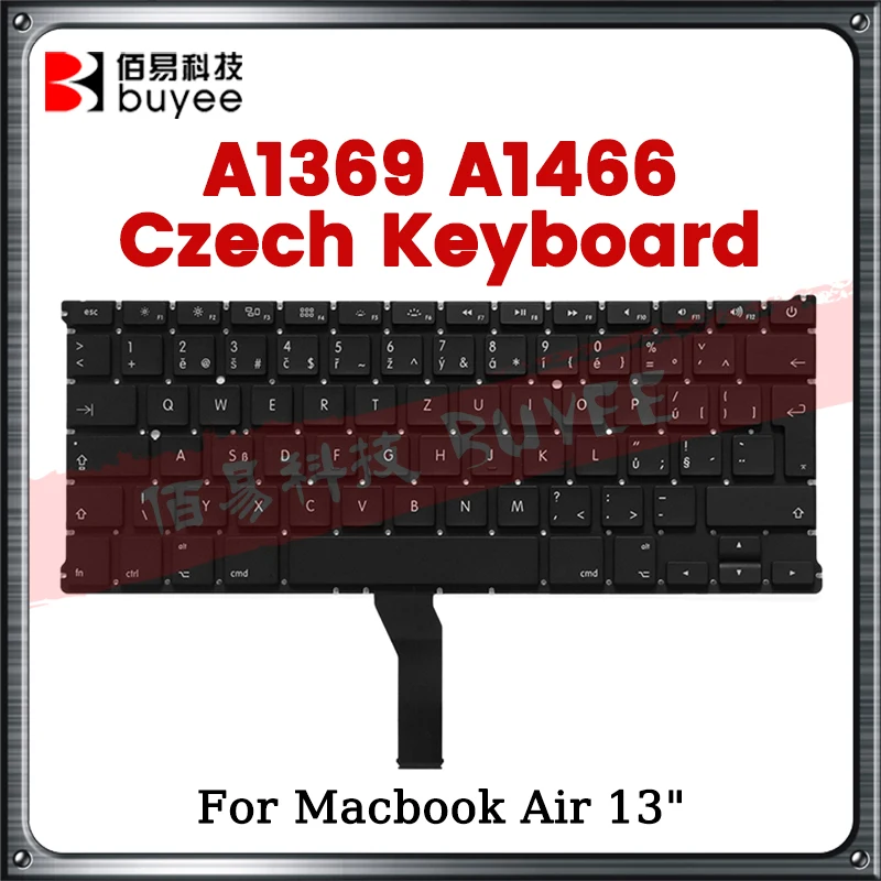A1369 A1466 Чешская клавиатура для Macbook Air 13 дюймов Клавиатура 2011-2015 MD231 MD232 MC503 MC504
