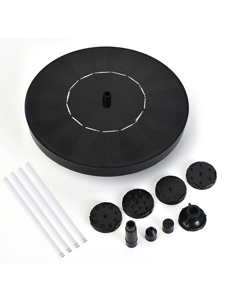 

Solar LED Water Fountain with LED Lights for Outdoor Landscape Garden Decor Floating Pool Fountain Solar Pump