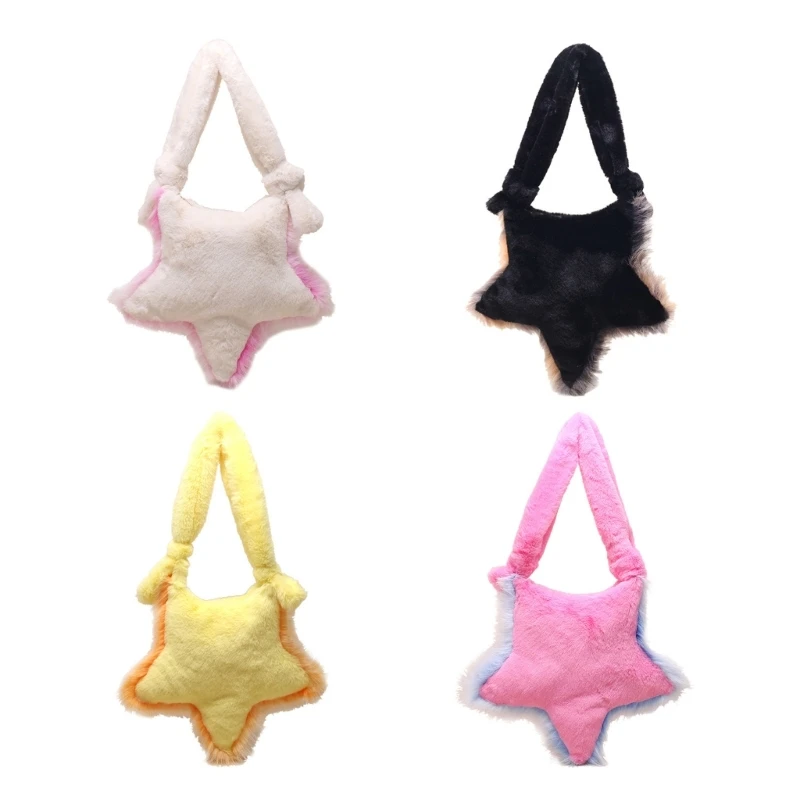 

Plush Bag Star Shaped Bag Fashion Crossbody Bag Versatile Bag for Women