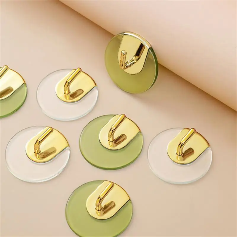 

Kitchen Door Rear Multifunctional Hook Adhesive Hook Four Pack Punch-free Hook Super Strong Adhesive Hook Bathroom Storage