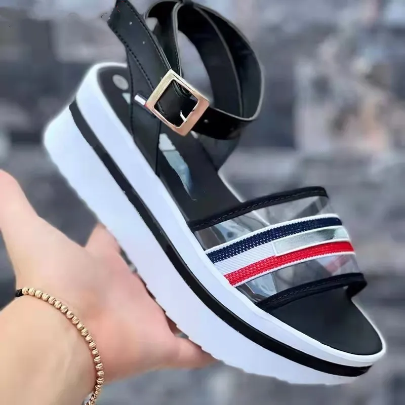 

2022 Summer Sandals Women's Sports Platform Sandals New Designer Casual Shoes Fashion Sandals Walking Running Plus Size Sandals