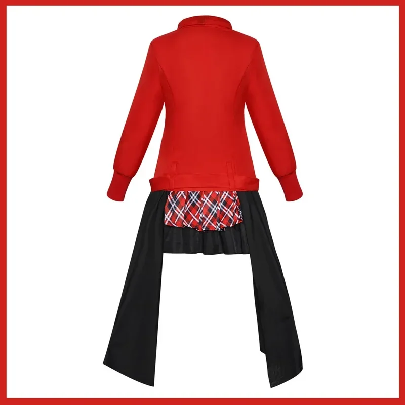 FC6Аниме Guilty Crown Yuzuriha Inori Косплей Костюм Красные шорты Пальто Юбка Униформа Женщина