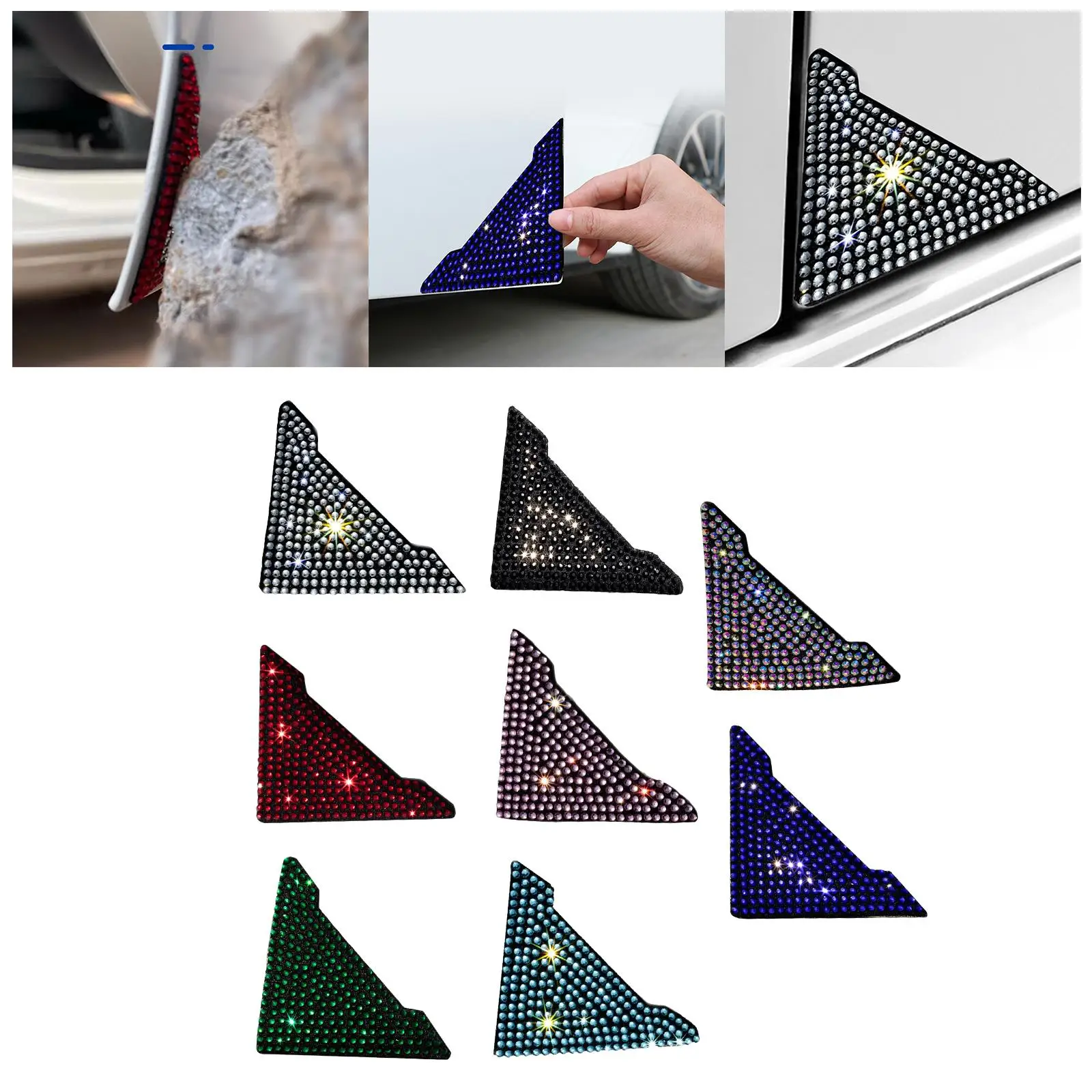 

Automotive Silicone Rhinestone Car Door Corner Edge Guards Waterproof to Protect Doors Edges from Scratches and Bumping
