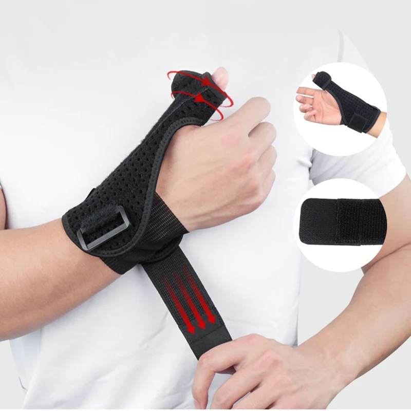 

1 Pc Sport Wrist Protector Thumb Hand Splint Support Brace Stabiliser Arthritis Glove Thumbs Wrist Protector Left Right Hand