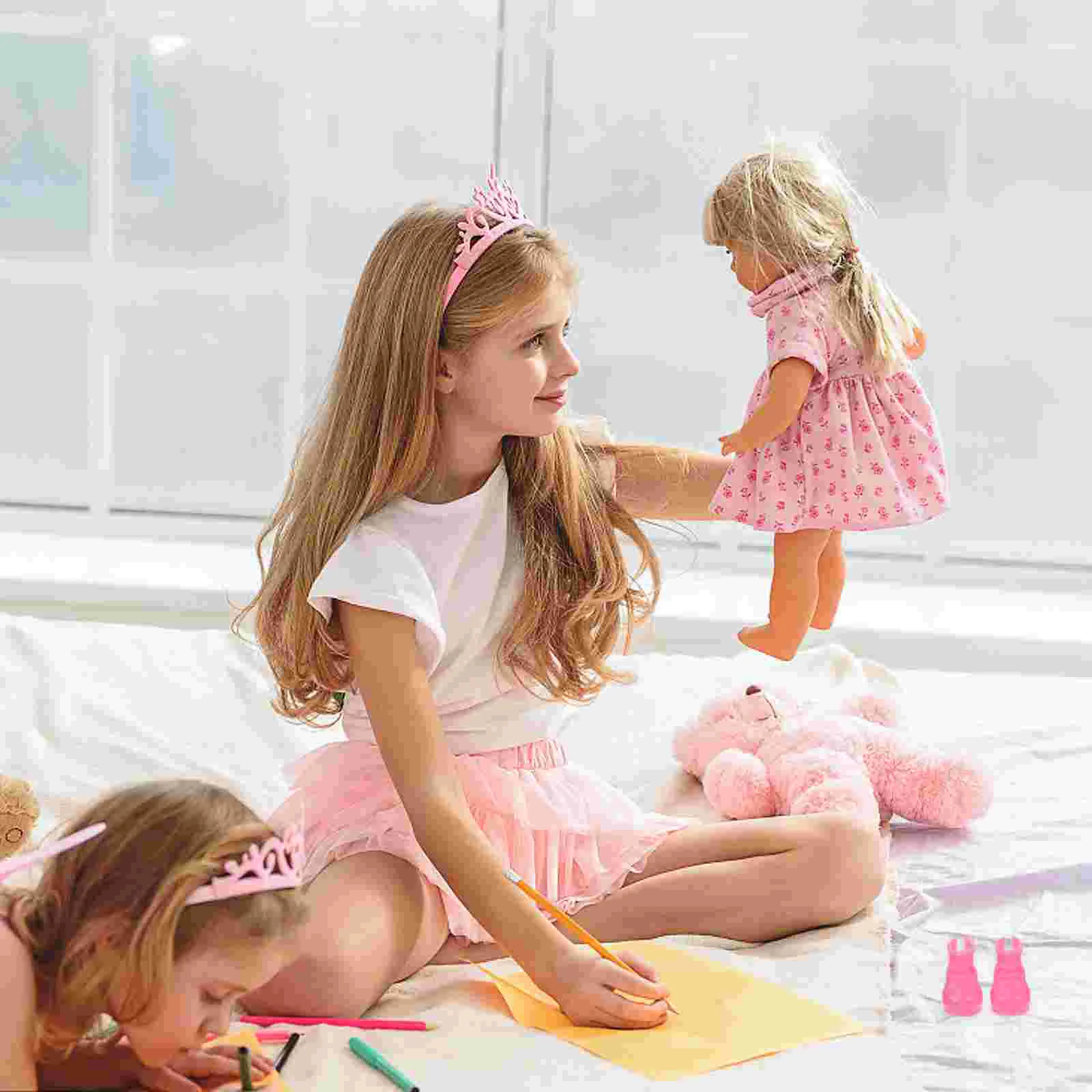 

20 Pcs House Accessory Shoes Decor Accessories Household Dolls Miniature Exquisite Plastic Ornaments Toy Home