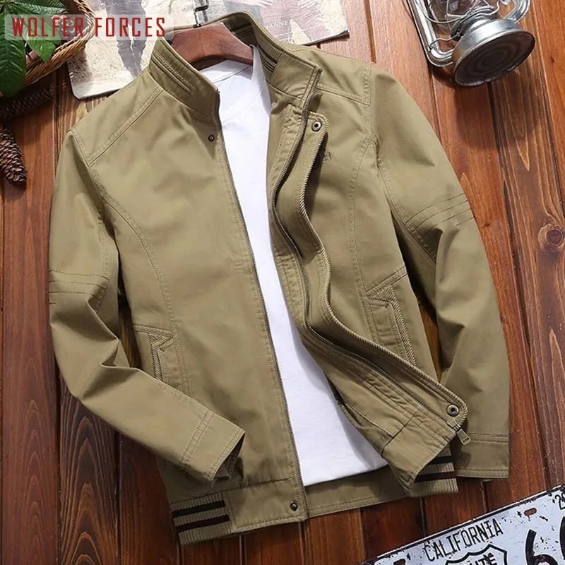 Jackets for Men Clothes Coat Male Men's Winter Coats Clothing Tactical Bomber Windbreaker Camping Man Button Cold Blouse Luxury