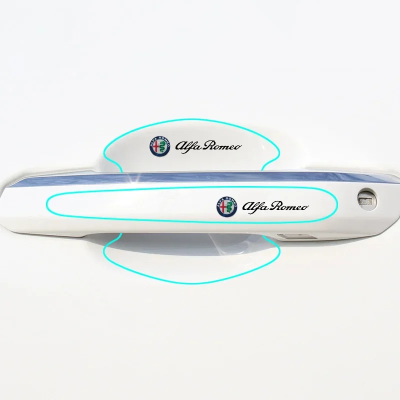 Защитные наклейки на дверную ручку пленка от царапин для Brera Spider Giulietta 155 159 Mito Giulia